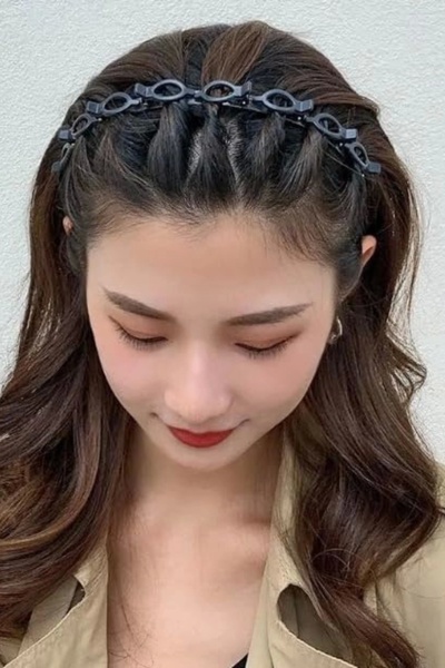 Barly Siyah Renk Saç Bükücü Taç