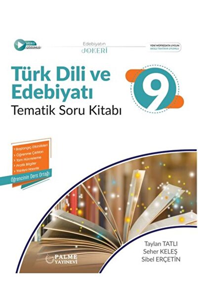 Palme Yayınevi PALME 9.SINIF JOKER TÜRK DİLİ VE EDEBİYATI TEMATİK SORU KİTABI...