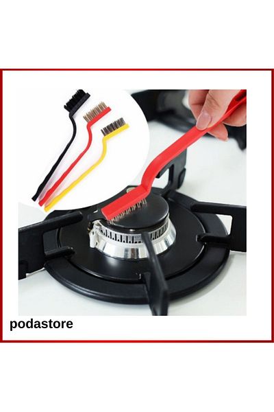 podastore 3-Piece Wire Brush Set - Detailed and Easy Cleaning