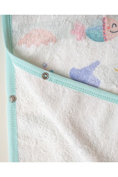 VEVİEN HOME منشفة الشاطئ المعطف للأطفال تحت الماء