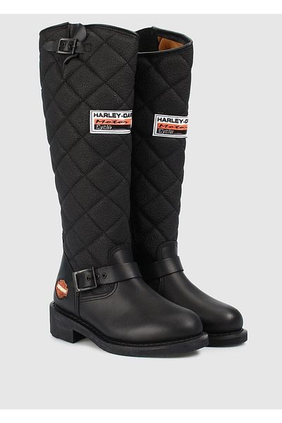 Harley Davidson Δερμάτινες Μπότες - Λαστιχένια Σόλα