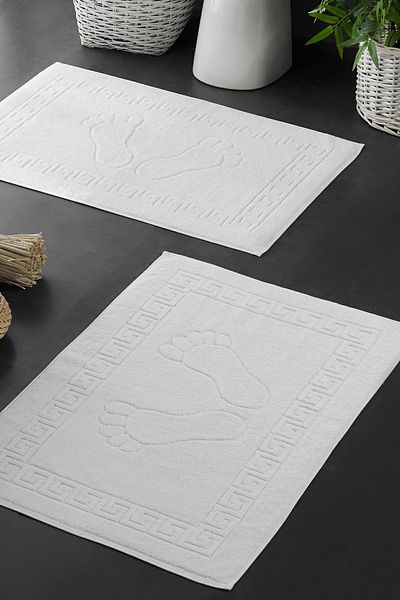 VEVİEN HOME Prosop Bumbac 100% Picior 2 Bucati 50x70 Cm Alb
