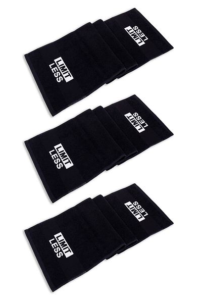 VEVİEN HOME Limitless 30x100 cm 100% βαμβάκι (400 GSM) 3 Pack Αθλητικές Πετσέτες Γυμναστήριο Γυμναστήριο Γκολφ Πυγμαχία Πετσέτα τένις