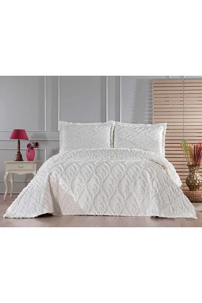 Çapa Home Double Embroidered Bedspread