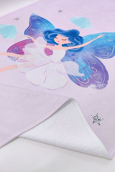 VEVİEN HOME Cute Fairy Imprimat Digital 70x140 Cm Prosop De Plaja Copii