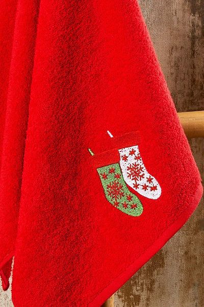 VEVİEN HOME Șosete de Revelion Brodate 100% Bumbac 50x90 cm Prosop de Revelion Bucătărie Prosop pentru uscarea feței