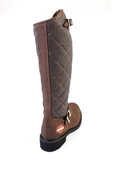 Harley Davidson Lastik Tabanlı Deri Bot