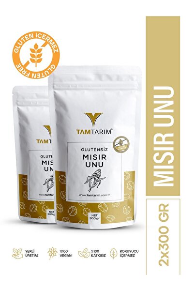 Tam Tarım 2 Adet - Glutensiz Mısır Unu 300 g