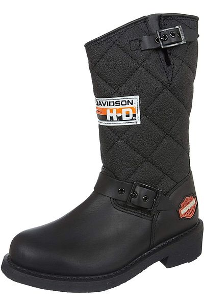 Harley Davidson Δερμάτινες Μπότες - Λαστιχένια Σόλα