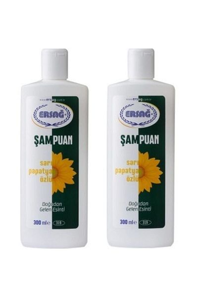 Ersağ 300 ml Yellow Chamomile Extract Shampoo - 2 Pieces