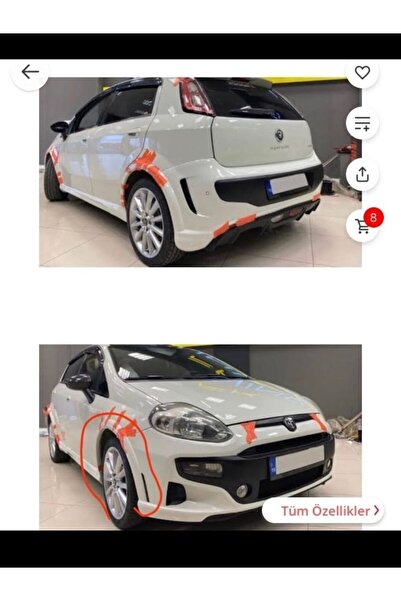 Fiat Grande Punto Ve Punto Evo Kasalar Için , 2006 Model Ve Üzeri Için Abarth...