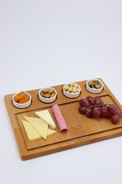 Pragma Ahşap Kahvaltı Sunum Tabağı Kahvaltılık