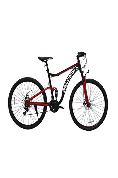 Belderia 29 Jant Çift Amortisörlü Bisiklet Siyah Kırmızı