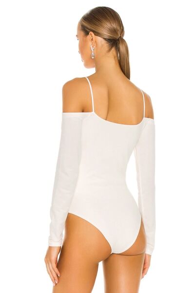 By Kul Design Γυναικείο κορμάκι από μεταξωτό ζέρσεϊ - Διπλή στρώση και ελαστικό κορδόνι