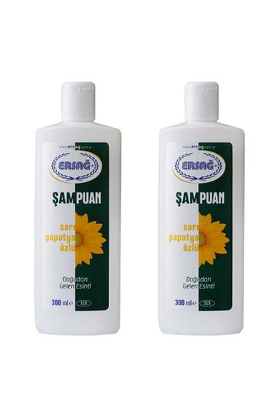 Ersağ 300 ml Yellow Chamomile Extract Shampoo - 2 Pieces