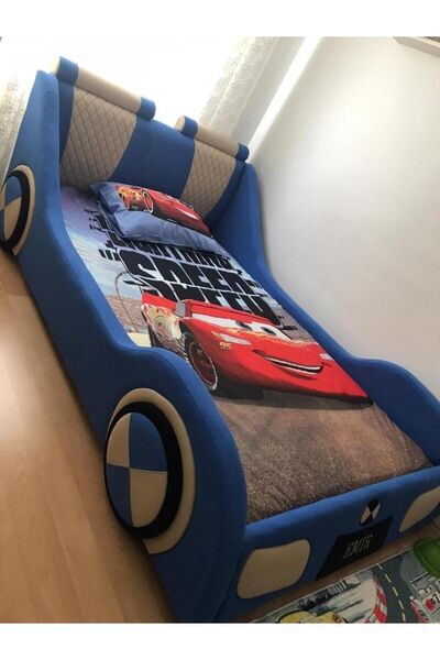 Puf Bebe Montessori Serisi_yumuşacık Puf_çocuk_bebek Yatağı_arabalı Yatak 90x190 Ölçüde(YATAK DAHİLDİR)