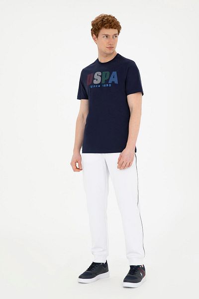 U.S. Polo Assn. Ανδρικό αθλητικό παντελόνι POLO με κανονική εφαρμογή - 1828021 RC-ALOBA 013 Λευκό