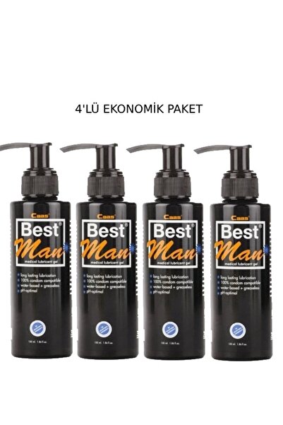 Best Man Bestman Anal/vajinal Kullanıma Uygun Su Bazlı Kayganlaştırıcı Jel 4'...