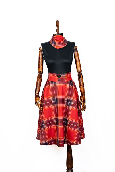 Sihirli Düğmeler Vintage Etek