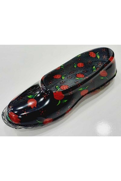 Emek Pantofi de damă Mother Field Garden, roșii, florali din cauciuc