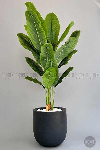 BİÇİÇEK Yapay Muz Ağacı 200 cm lux dış mekan saksıda