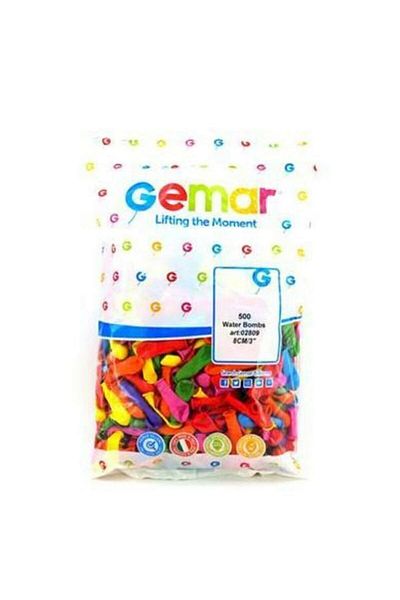 Askıcı Udmkx Water Balloon 500 Pieces (Gemar) Mixed Color Desing Udmk 987838