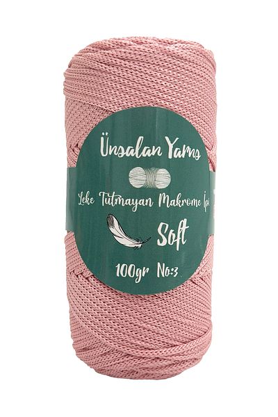 ÜNSALAN HOBİ Polyester Macrame String Bag - 2mm, 100Gr, String Plug and String Runner Thread 120m