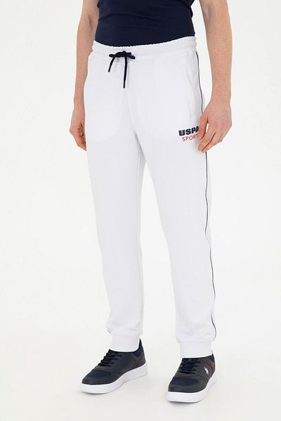U.S. Polo Assn. Ανδρικό αθλητικό παντελόνι POLO με κανονική εφαρμογή - 1828021 RC-ALOBA 013 Λευκό