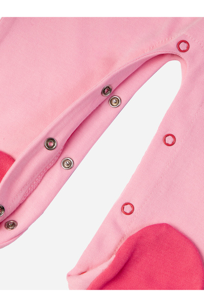 Babies Basic By Styli Bear Graphic Long Sleeves Sleepsuit