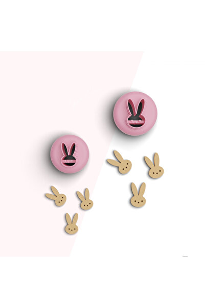 brocutters قالب قطع طين بوليمر صغير على شكل أرنب - قالب سيراميك للأقراط والكع...