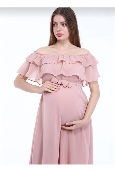 ADASTYLE Guler, rochie din șifon