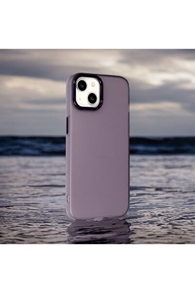 Posso Apple iphone 15 Uyumlu Kılıf Metal Buton Tasarımlı Arkası Mat Yeni Tasarım Lüx Kılıf