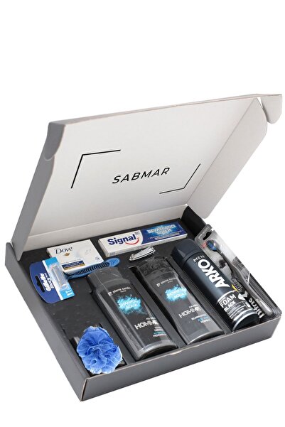 Pierre Cardin Damat Bohçası Erkek Bakım Seti Nişan Bohçası Sabmar Çeyiz Kutus...