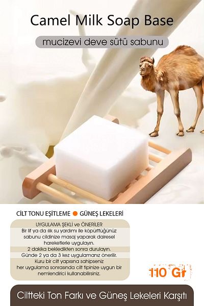FANTASTİK SANAT ATÖLYESİ Color Difference on the Skin with Camel Milk Soap - Stop to Sunspots!