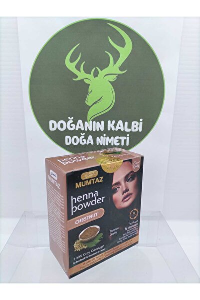 DOĞA NİMETİ Mumtaz Henna Saç Hint Kınası Kestane Rengi 6lı Paket