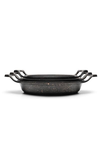 altınmutfak 3 Lü Granit Döküm Sahan Seti (18cm-20cm-22cm)