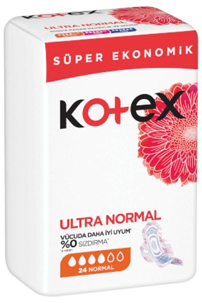 Kotex ( 2 PCS ) Kotex Ultra Super Economic Package Sanitary Pads Normal 24 Pcs