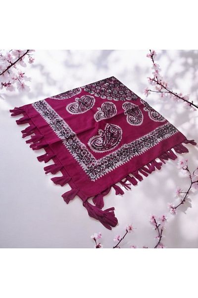 kızca Silk Indian Scarf