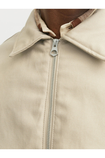 Jack & Jones Spread Collar Zip Through Bomber Jacket