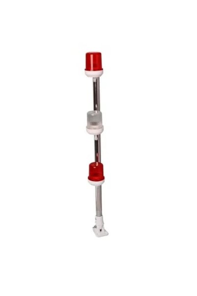 OSAY Tekne Bayrak Direği. 3'lü Arıza Direği. 60cm. Paslanmaz