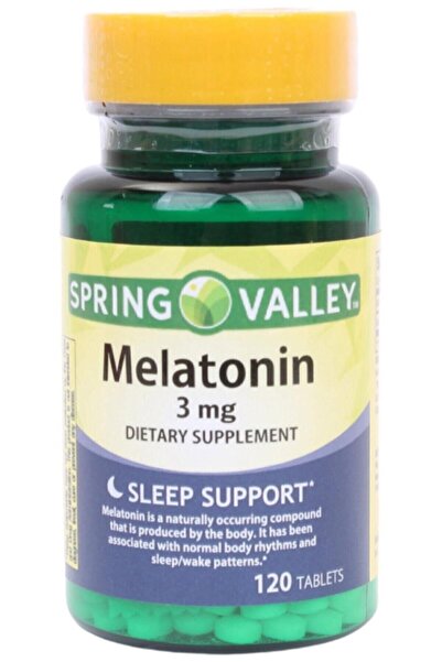 Melatonina Spring Valley Melatonin 3 Mg 120 Tablet Uyku Sorunu Yasayanlar Ici...