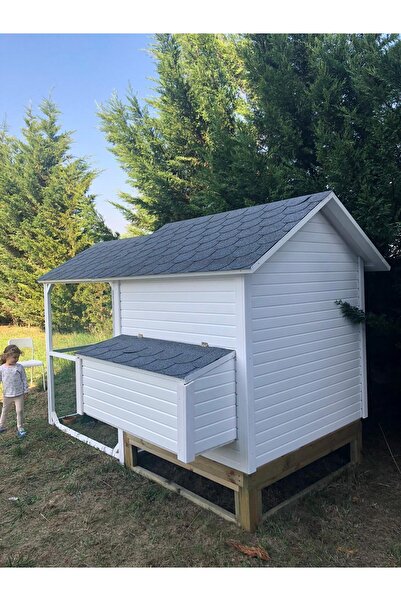 kemirgen market Ahşap Bahçeli Tavuk Kümesi