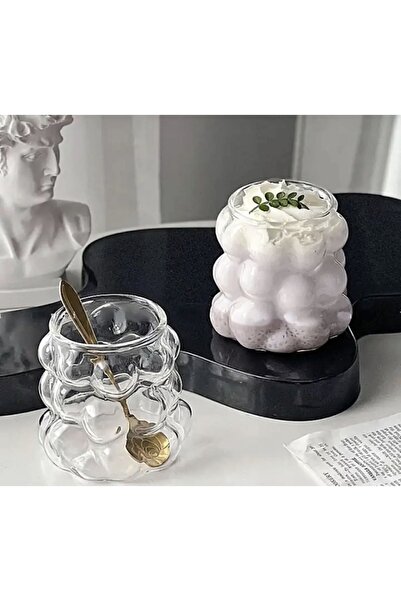 ALTIN MUTFAK Üzüm Model Borosilikat Soğuk Kahve Sunum Bardağı 350 ml