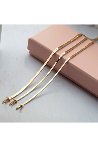 Ersöz Kuyumculuk 14 Ayar Altın Ince Dizilim Suyolu Bileklik