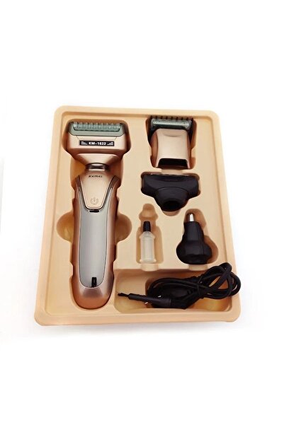 gold honey Turbo 3'lü Set Saç Sakal Kesme Traş Makinesi Burun Kılı Alma 3in1 Model Erkek Bakım seti