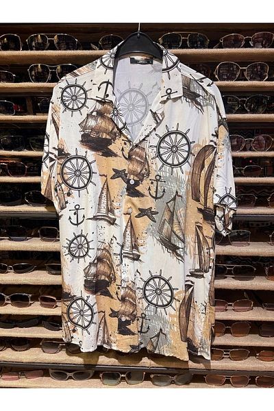 stanpolis Reflect Your Style in the Waves - Sail and Sailor Icons Detailed Shirt