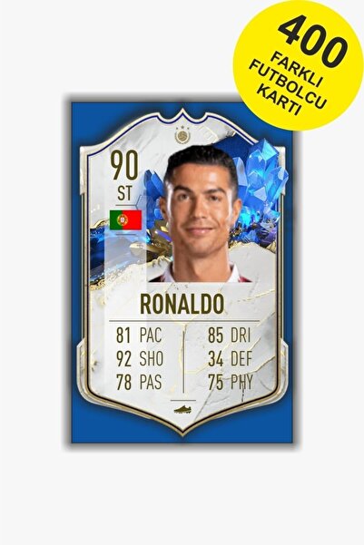 MİNİPOİ Kutulu 464 Birbirinden Farklı Futbolcu Kartı Yeni Oyun Kartları