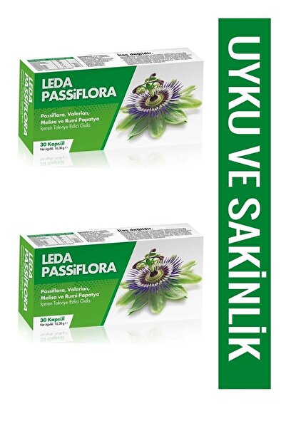 LEDA Pasiflora 30 Kapsül ( 2 Kutu )