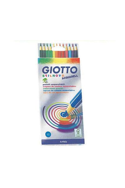 Giotto Stilnovo Acquarell Crayons 12 Colors