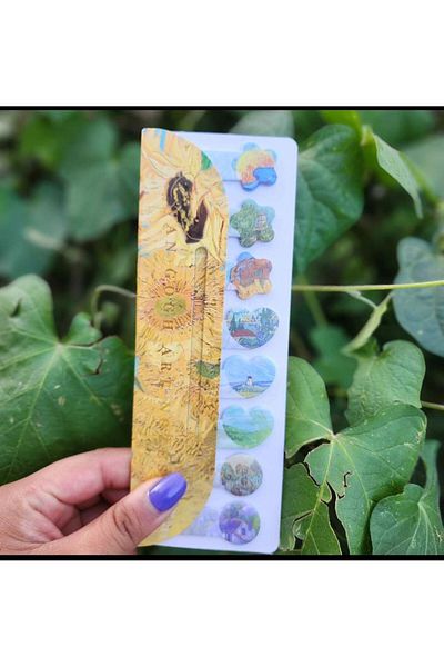 Yağmurella Van Gogh Works Patterned Postit Note Paper - 1 Piece